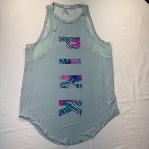 ✨3xHOSTPICK✨PINK Victoria’s Secret Super Soft Racer Back Tropical Tank